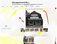 Tablet Screenshot of delappenmand.nl